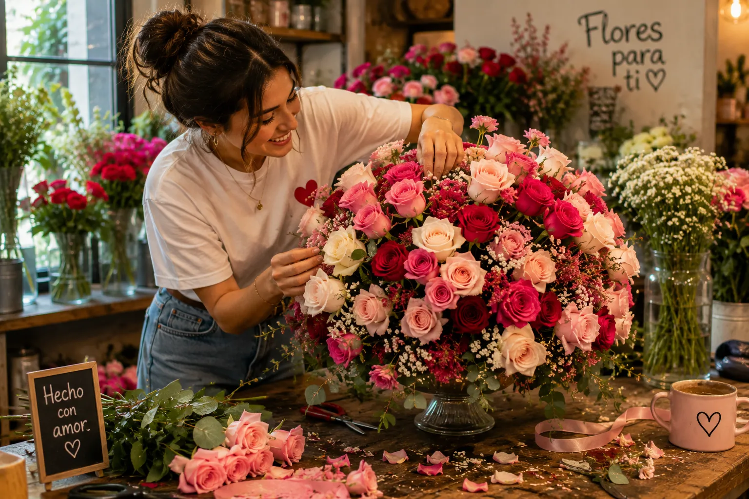Diseño de autor en arreglos florales artesanales – DA'Flores